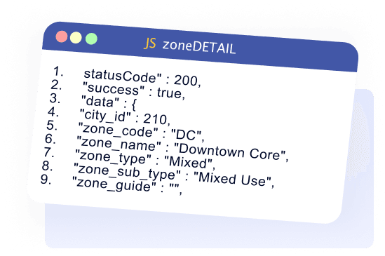 Zoneomics API integration